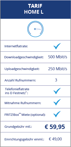 TreeneNet Tarif Home L